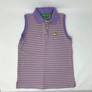 Masters Collection Polo Style Sleeveless Top